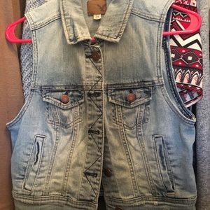 denim vest